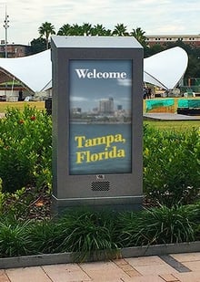 Curtis Hixon Waterfront Park Tampa Bay Florida LCD Enclosure ITSENCLOSURES