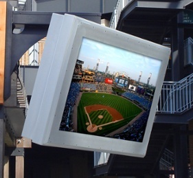 Outdoor LCD Enclosures by ITSENCLOSURES installed at US Cellular Field