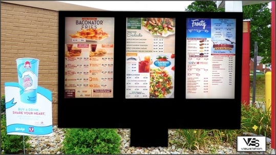 Outdoor Digital Menu Board by ITSENCLOSURES